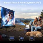 HY300 Pro Max inbuilt battery Smart Portable Pocket Video LCD Android 11 System 5G WiFi 6 BT5.2 Movie Projector