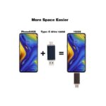 HYSLGjt 128 GB BLUE OTG Flash Drive For Android TypeC Phone And PC 3 IN 1