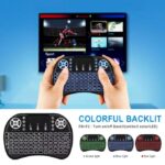 i8 Mini Wireless Keyboard - Black - Touchpad - USB Receiver - 2.4G - Compatible with PC, TV Box