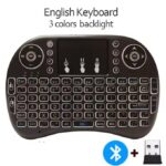 i8 Mini Wireless Keyboard - Black - Touchpad - USB Receiver - 2.4G - Compatible with PC, TV Box
