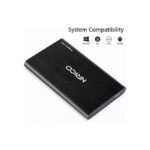 Inrico NRICO Ultra Slim 500GB Portable External Hard Drive USB3.0 HDD Storage Compatible for PC, Desktop, Laptop,Mac,PS4, Xbox one (Black, 500, GB)