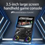 J36 Ultra Handheld Gaming Console 5000mah Endurance 3.5 Inch Video Portable Game Player 20000+ Simulator Classic Games,64G TF Card 5g Wifi