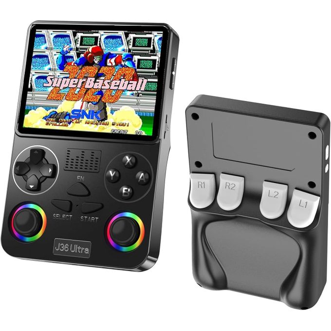 J36 Ultra Handheld Gaming Console 5000mah Endurance 3.5 Inch Video Portable Game Player 20000+ Simulator Classic Games,64G TF Card 5g Wifi