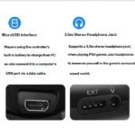 Jansfuren Wireless Game Pad Bluetooth Vibration Controller Joystick Game Handle for PC Laptop Desktop Gamepad