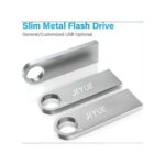 JIYUE Flash Drive 256GB Metal OTG Micro USB Type-C