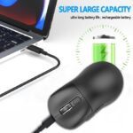 Kingnote 2.4G Rechargeable Wireless Mouse Bluetooth 2 Modes