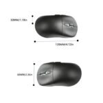 Kingnote 2.4G Rechargeable Wireless Mouse Bluetooth 2 Modes