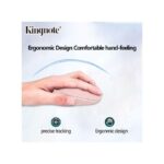 Kingnote 2.4G Rechargeable Wireless Mouse Bluetooth 2 Modes-pink