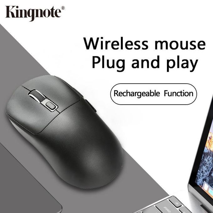 Kingnote 2.4G Rechargeable Wireless Mouse Bluetooth 2 Modes