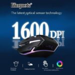 Kingnote Wired optical and electrical gaming mouseBusiness Travel Necessary 3-speed DPI Adjustable