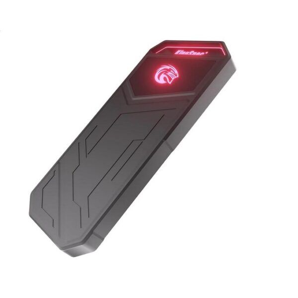 Kingspec Z5 4TB Portable External SSD with RGB Light - up to 2100MB/s, Zinc Alloy Case, USB 3.2 Gen2x2 Interface, Extreme Solid State Hard Drives, Compatible with Mobile...