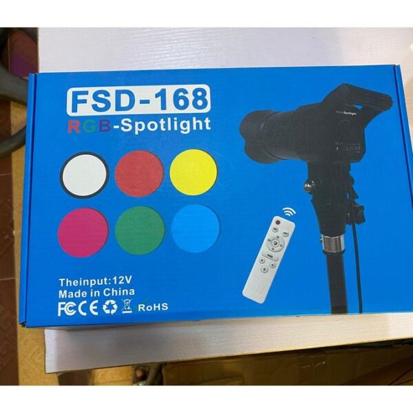Led Lighting FSD-168 RGB Spotlight With Tripod Stand