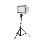 Light PROFESSIONAL LED 600 + Battery +charger + Tripod Stand
