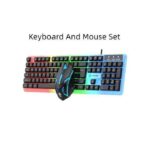 LIMEIDE GTX350 Wired Keyboard & Mouse Set - 104 Keys, RGB Lighting, Ergonomic Design