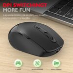 M107 2.4G Wireless Mouse Ergonomic Office Mouse With 3-gear