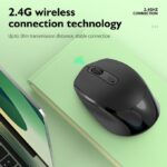 M107 2.4G Wireless Mouse Ergonomic Office Mouse With 3-gear
