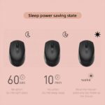 M107 2.4G Wireless Mouse Ergonomic Office Mouse With 3-gear