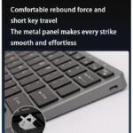 MIDIA 10inch BT Rechargeable Mini Keyboard Mouse Combo (2.4G/Bluetooth5.0/3.0)