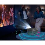 Mini Projector 4K Support, Mini Portable Projector 5G Wifi 6 Bluetooth 5.0 Android 11, Beamer Projector 1080P Full HD 8000 Lumens