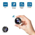 Mini WiFi Security Camera 1080P - Black - Motion Detection, Night Vision