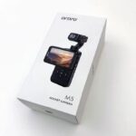 Ordro M5 3-Axis Handheld Osmo Pocket Gimbal Stabilizer Camcorder Ai Tracking 5k Vlog WiFi 180° Rotatable Lens, 3.5 Inch Flip Screen, 120° Wide Angle, IR Night Vision