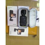Ordro M5 3-Axis Handheld Osmo Pocket Gimbal Stabilizer Camcorder Ai Tracking 5k Vlog WiFi 180° Rotatable Lens, 3.5 Inch Flip Screen, 120° Wide Angle, IR Night Vision