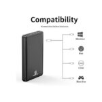 OSENTRiX O1-BK 1TB USB 3.0 Pocket-Size Portable External Hard Drive (for Windows, MacOS, Xbox, PS)