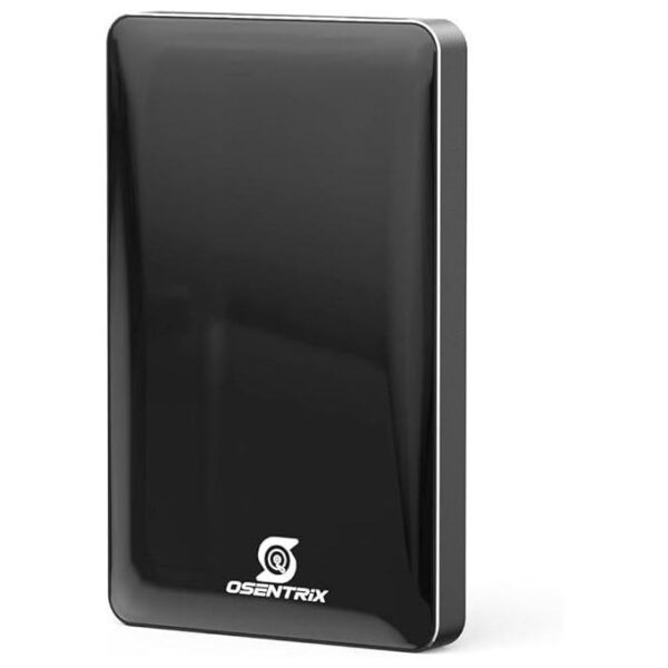 OSENTRiX O1-BK 1TB USB 3.0 Pocket-Size Portable External Hard Drive (for Windows, MacOS, Xbox, PS)