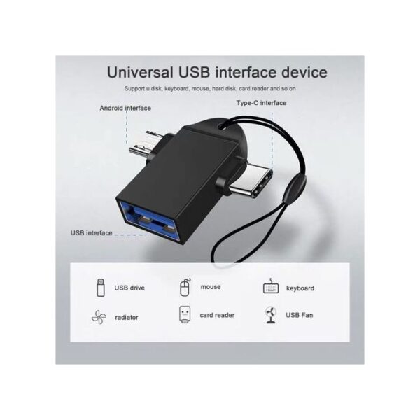 Otg 2 In 1 OTG Type-C USB 3.0 Android Flash Drive Card Reader