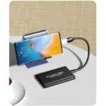 Portable 4TB SSD Mobile Storage (Black)