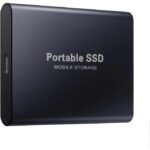 Portable 4TB SSD Mobile Storage (Black)