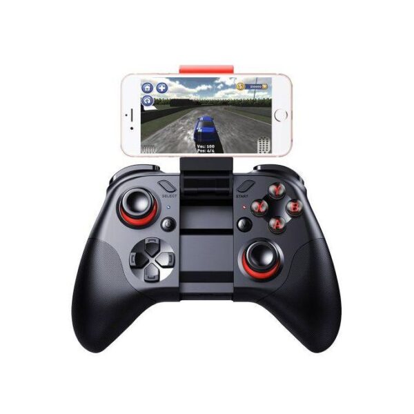 Portable Bluetooth Wireless Game Controller With Phone Clip For Android / IOS Devices / PC