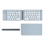 Portable Mini Foldable Wireless Bluetooth Keyboard - White