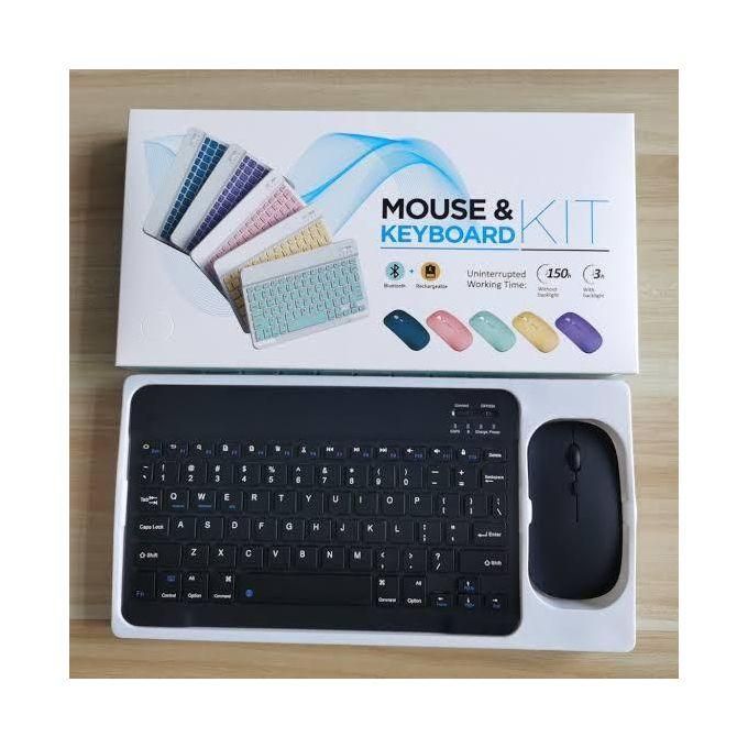 Portable Wireless Bluetooth Keyboard And Mouse Set For IPhone/Android/ipad/laptop PC/Tablet