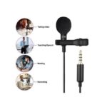 Professional Vlogging Wired Mini For Camera Lapel Condenser Phone And Laptop Microphone (3.5wrd)