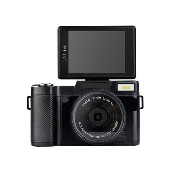 R2 2.7K Vlog Camera 4X Zoom Digital Camera - Black