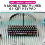 R8 Mechanical Keyboard 61-key RGB Blue Switch Gaming Black