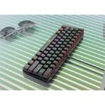 R8 Mechanical Keyboard 61-key RGB Blue Switch Gaming Black