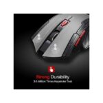 Rechargeable 2.4 Ghz Mice Wireless Game Mouse USB Mice/Office - Gray