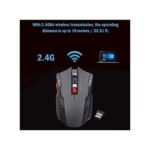 Rechargeable 2.4 Ghz Mice Wireless Game Mouse USB Mice/Office - Gray
