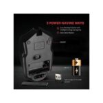 Rechargeable 2.4 Ghz Mice Wireless Game Mouse USB Mice/Office - Gray