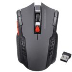 Rechargeable 2.4 Ghz Mice Wireless Game Mouse USB Mice/Office - Gray