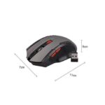 Rechargeable 2.4 Ghz Mice Wireless Game Mouse USB Mice/Office - Gray