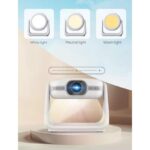 Rechargeable K1 Projector with Built in Battery 4K Smart Home Office Projector – Wireless Presentation, 1080P, Auto Keystone Correction – 1080P WiFi 6 & Bluetooth 5.0