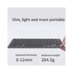 Rechargeable Portable Slim Keyboard, Dual Mode Wireless Keyboard, Wireless Keyboard for All PC, LAPTOP, DESKTOP - Light, Silent, Bluetooth Keyboard, 90 Hours Battery Life,...