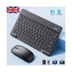 Rechargeable Wireless Bluetooth Keyboard And Mouse Combo For Phones Tablets Laptops PC Etc