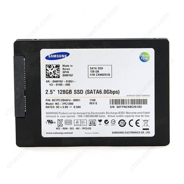 Samsung SSD 128g SATA hard drive