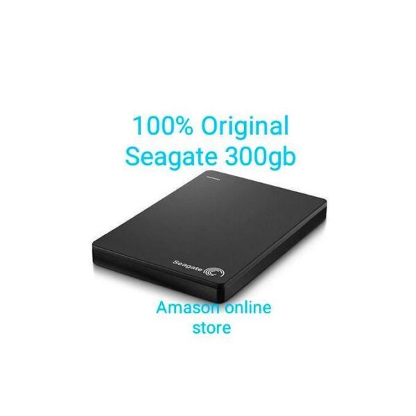 SEAGATE 100% Genuine Original BackUp Plus Slim 300gb Portable Storage Drive