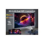 Smart Mini Projector XGODY Gimbal5 Android 11 Full HD Projector 18000 Lumen Native 1080P 4K Support 5G WiFi 6 Bluetooth 5.0 Home Movie Projector Short Throw Auto Keystone 180...