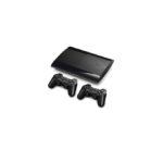 Sony Playstaion 3 PS3 Super Slim 500GB+ 20 Games PES 26, GTA V, Mortal Kombat, God of War, Car Race Etc With 2 Pads